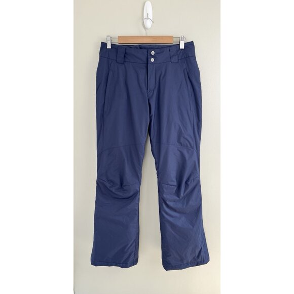 Columbia Men's‎ Pants Sz Small Omni-Tech Ski Snow Waterproof Lined Navy Blue - Picture 1 of 12